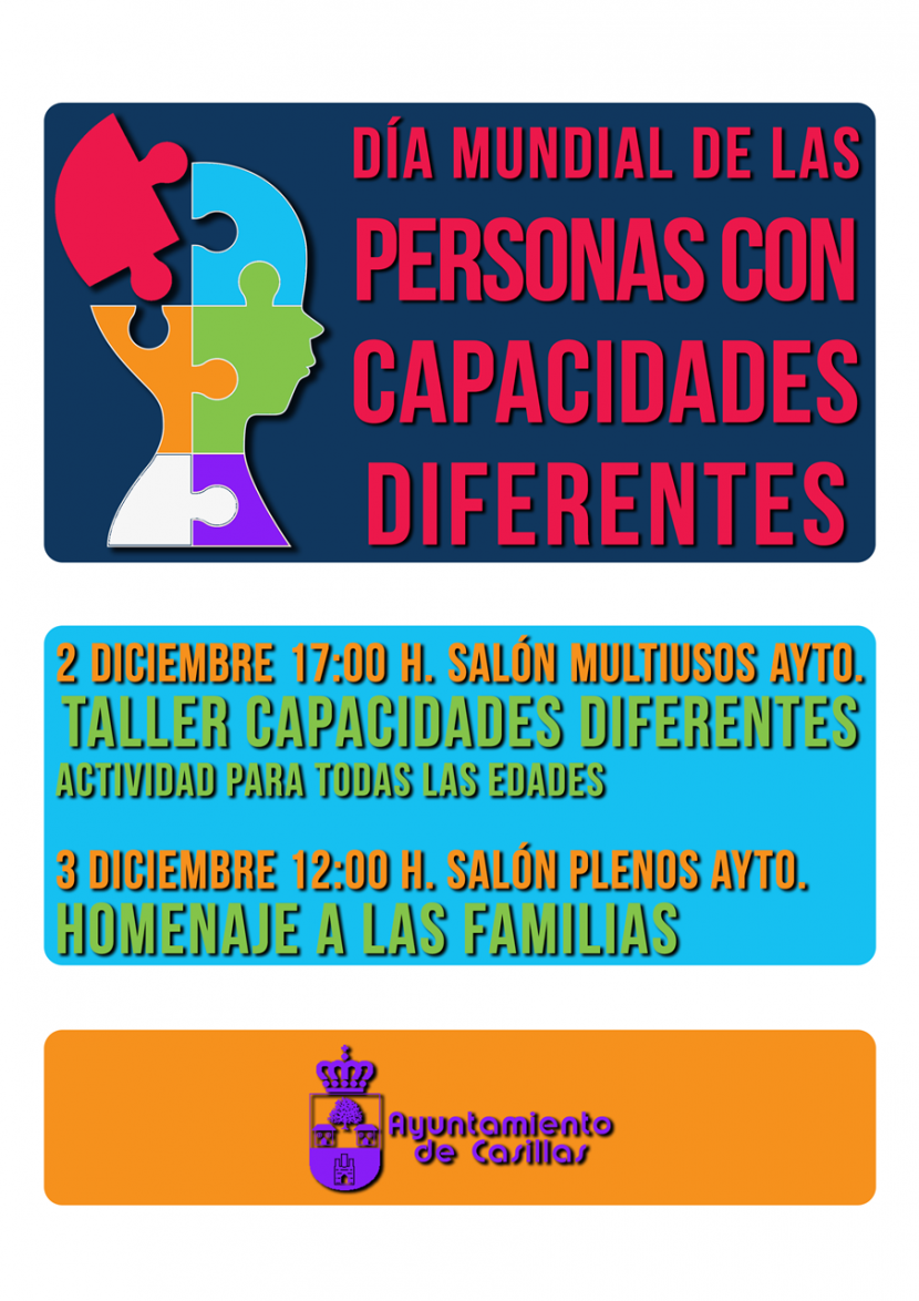 Día Mundial De La Personas Con Capacidades Diferentes (2 Y 3 De ...